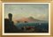 View of the Gulf of Naples and Vesuvius, 19th-Century, Oil on Canvas, Framed 1