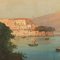 Veduta del Golfo di Napoli e del Vesuvio, XIX secolo, Olio su tela, In cornice, Immagine 6