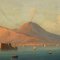 View of the Gulf of Naples and Vesuvius, 19th-Century, Oil on Canvas, Framed 3