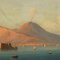 View of the Gulf of Naples and Vesuvius, 19th-Century, Oil on Canvas, Framed, Image 3
