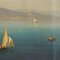 View of the Gulf of Naples and Vesuvius, 19th-Century, Oil on Canvas, Framed, Image 7