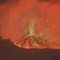 Eruzione del Vesuvio del 22 ottobre 1822, XIX secolo, Guazzo su carta, Incorniciato, Immagine 3