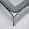 Chromed Metal & Glass Side Table, Image 5