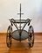Bar Cart with Swan Frame on Wheels, Image 7