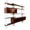 Mid-Century Modern Modular Wooden Extenso Wall Unit from Amma, Italy, 1970s 1