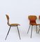 Mid-Century Italian Curved Teak Dining Chairs in Style of Carlo Ratti, Set of 5 4