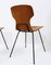 Mid-Century Italian Curved Teak Dining Chairs in Style of Carlo Ratti, Set of 5 15