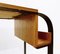 Desk in Solid Wood & Wrought Iron in Style of Eugène Printz 6
