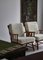 Pinewood & Sheepskin Lounge Chairs, Sweden, 1940s, Set of 2 4