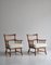 Pinewood & Sheepskin Lounge Chairs, Sweden, 1940s, Set of 2 6