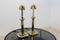 Belgian Brass and Chrome Table Lamps, 1970s, Set of 2 1