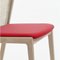 Vienna Chairs in Beech with Red Upholstery by Colé Italia, Set of 4 6
