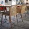 Vienna Chairs in Beech with Red Upholstery by Colé Italia, Set of 4, Image 8