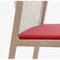 Vienna Chairs in Beech with Red Upholstery by Colé Italia, Set of 4 5