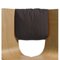 Cuscino Saddle nero per sedia Tria di Colé Italia, Immagine 13