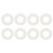 Vasi sottovuoto bianchi opachi di Valeria Vasi, set di 8, Immagine 1