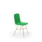 Tria Chair in Gold with Green Menta Upholstery by Colé Italia, Set of 2, 7