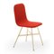 Tria Chair in Gold with Lana Vivid Upholstery by Colé Italia 2