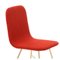 Tria Chair in Gold with Lana Vivid Upholstery by Colé Italia 3