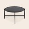 Large Deck Table in Black Marquina Marble by OX DENMARQ 2