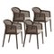 Canaletto Vienna Little Armchairs in Beige by Colé Italia, Set of 4 2