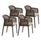 Canaletto Vienna Little Armchairs in Beige by Colé Italia, Set of 4, Image 2