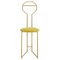 Canaletto High Back Joly Valet Stand Chair in Gold with Chartreuse Velvetworthy by Colé Italia 1