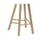 High Back Tria Stools in Oak by Colé Italia, Set of 2, Image 6