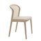 Chaise Vienna en Hêtre Naturel et Laine Nord Beige par Colé Italia 2