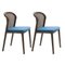 Canaletto Vienna Chairs in Light Blue by Colé Italia, Set of 2 2