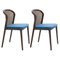 Canaletto Vienna Chairs in Light Blue by Colé Italia, Set of 2, Image 1