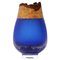 Iris Blue Frida Stacking Vessel with Cuts by Pia W�stenberg, Image 1