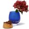 Iris Blue Frida Stacking Vessel with Cuts by Pia W�stenberg 2