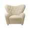 Sillones The Tired Man de tela Sahco Zero beige de Lassen. Juego de 4, Imagen 2