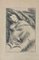 Louis Touchagues, The Posing Woman, Litografía original, Mid-Century, Imagen 1