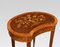 Inlaid Mahogany Kidney-Shaped Side Table, Image 2