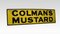 Emailliertes Schild für Colman's Senf 1