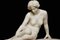 Carrara Marble Sculpture of Reclining Maiden, Image 6