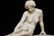 Escultura de doncella reclinada de mármol de Carrara, Imagen 6