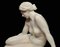 Carrara Marmor Skulptur von Liegendes Mädchen 5