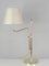 Lámpara de mesa ajustable de latón de Bergboms, Sweden, años 50, Imagen 7