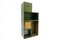 Mid-Century Modular Green Wooden Cube Shelves by Derk Jan De Vries, 1960s, Set of 5 7