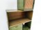Mid-Century Modular Green Wooden Cube Shelves by Derk Jan De Vries, 1960s, Set of 5 12