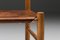 French Wood & Leather Dining Chairs, Mid-Century Modern, Craftsmanship, 1950s 13