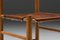 French Wood & Leather Dining Chairs, Mid-Century Modern, Craftsmanship, 1950s 11