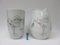 German Handpainted Vases from Hutschenreuther, 1950s, Set of 2 3