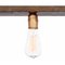 3406-6 Raad Ceiling Lamp in Raw Brass and Oxidized Iron from Konsthantverk 3