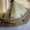 Hollywood Regency German Brass Wall Clock from Atlanta Kienzle, 1950s 9