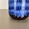 Large Pottery Fat Lava Multi-Color Floor Vase 408-40 by Scheurich, 1970s 5