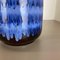 Large Pottery Fat Lava Multi-Color Floor Vase 408-40 by Scheurich, 1970s 6